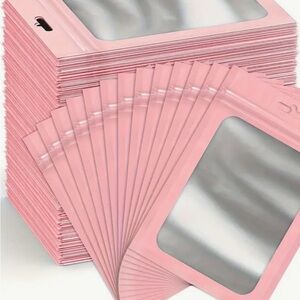 Pink Resealable Packaging Bags, 50pcs Only available in Pink.